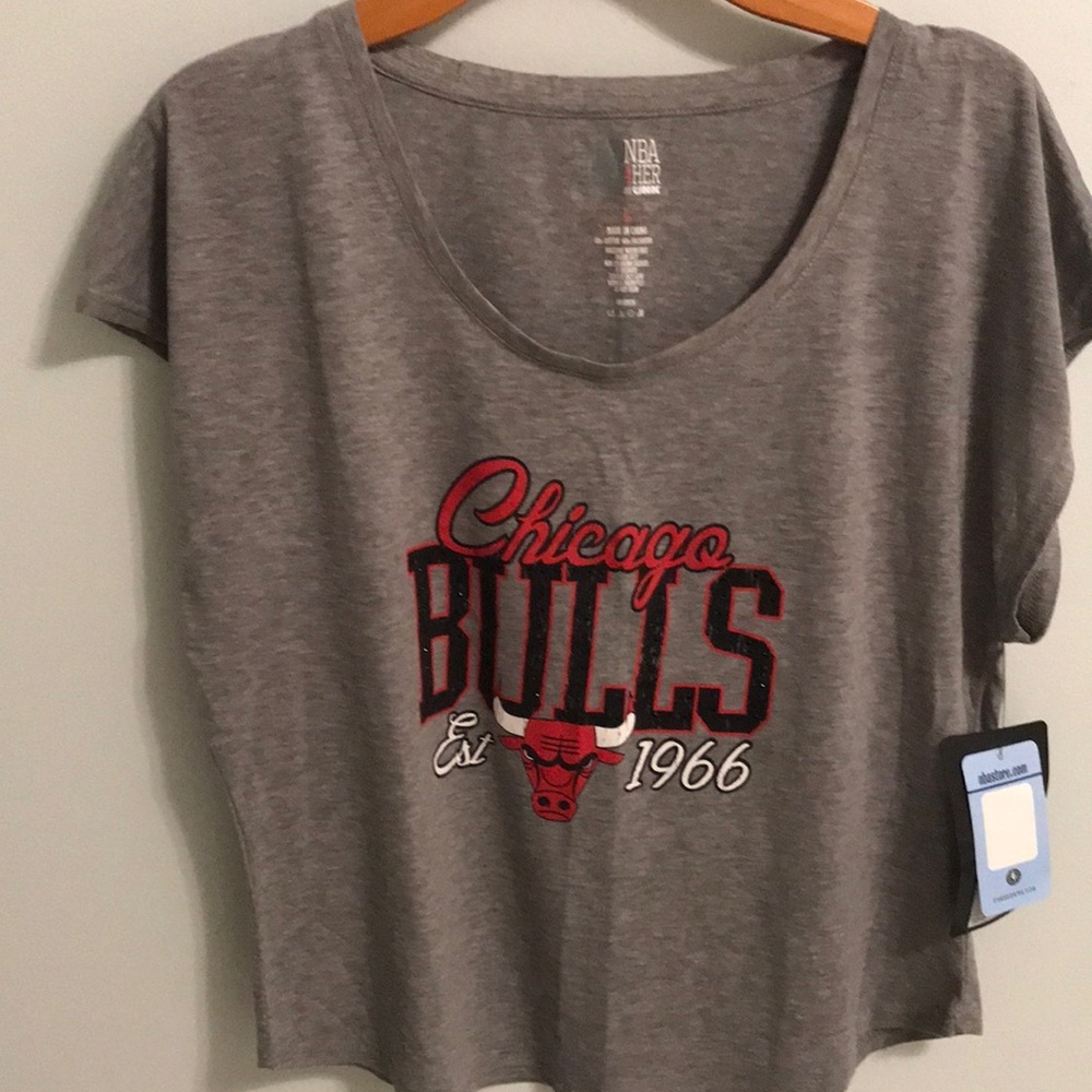 Chicago Bulls NBA rhinestone top